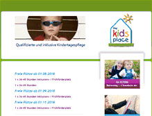 Tablet Screenshot of mykidsplace.de